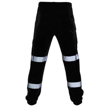 Load image into Gallery viewer, Safety Wear: Reflective Stripes Strips Pants Men Work Trousers Hi Vis Pants High Visibility Work Wear Pants Road Construction Safety Trousers