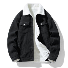 Load image into Gallery viewer, Coats / Jackets: Warm Corduroy Coat. Thick Fleece Lining. Various Colors.