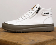 Cargar imagen en el visor de la galería, Boots: by Bubuk. Contemporay Soft Boot, Trendy and Comfortable. Mid-Top Design. Ankle Boots, Suitable for Driving or Dockside.