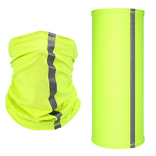 Cargar imagen en el visor de la galería, Ropa de seguridad: Cubrecuello de alta visibilidad. Reflectante. Bandana de verano. Protección contra el viento, el polvo y el sol.