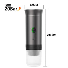 Load image into Gallery viewer, Gadgets: Coffee Machine. Wireless Electric Portable Espresso for Car & Home Camping Coffee Maker 3-in-1 Capsule Powder Travel Coffee Maker