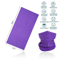 Load image into Gallery viewer, Head Gear: Neck Gaiters. Dust Protection. Breathabale . Quick dry. Solid Colors. Face Shield. Bandana