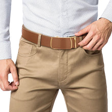 Load image into Gallery viewer, Pants / Belts: Leather Waist Strap. Automatic Buckle. High Quality.