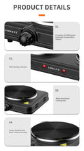 Load image into Gallery viewer, Gadget: Electric Hot Plate, 2000W, Dual Control Infrared Cooktop, Double Burner, Portable Countertop Burner, Electric Cooktop