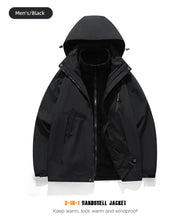 Load image into Gallery viewer, Coats / Jackets: by Tucano. 3-in-1 Jacket. Men and Women Sizes. Autumn and Winter Fleece-lined. Thick Jacket