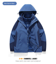 Load image into Gallery viewer, Coats / Jackets: by Tucano. 3-in-1 Jacket. Men and Women Sizes. Autumn and Winter Fleece-lined. Thick Jacket