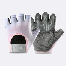 Cargar imagen en el visor de la galería, Guantes: Guantes de conducir y para hacer ejercicio, unisex, de medio dedo, transpirables.