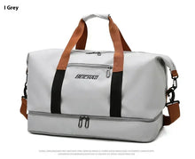 Load image into Gallery viewer, Travel Bags: Multi-Use. Travel. Gym/ Fitness. Overnighter. Shoulder / Crossbody Strap. Waterproof. Various Colors
