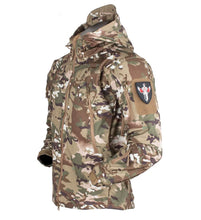 Load image into Gallery viewer, Coats / Jackets: by CHRLCK. Winter Autumn Waterproof Jacket. Windproof. SoftShell. Hooded. Solid or Camo Colors