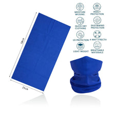 Load image into Gallery viewer, Head Gear: Neck Gaiters. Dust Protection. Breathabale . Quick dry. Solid Colors. Face Shield. Bandana