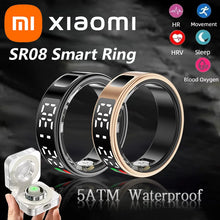 Load image into Gallery viewer, Fitness: by Xiaomi. SR08 Smart Ring. LED Display Screen. Heart Rate. Blood Oxygen. Monitoring Multi Sports Modes 5ATM Waterproof 2025