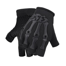 Cargar imagen en el visor de la galería, Guantes: Antideslizantes. Sin dedos. Muñequera con velcro.