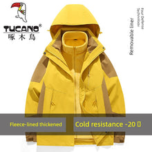 Load image into Gallery viewer, Coats / Jackets: by Tucano. 3-in-1 Jacket. Men and Women Sizes. Autumn and Winter Fleece-lined. Thick Jacket