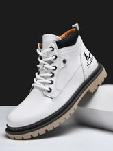 Load image into Gallery viewer, Boots: Leather Ankle Boot. High Top. Anti Slip. Handmade. (See Images for Size conversions)
