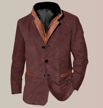 Load image into Gallery viewer, Coats / Jackets: Vintage Solid Single-Breasted. Lapel Jackets Male Casual. Dinner or Outdoors.