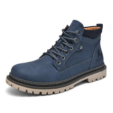 Load image into Gallery viewer, Boots: Leather Ankle Boot. High Top. Anti Slip. Handmade. (See Images for Size conversions)