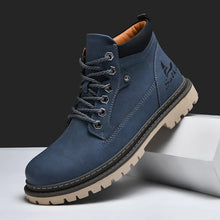 Load image into Gallery viewer, Boots: Leather Ankle Boot. High Top. Anti Slip. Handmade. (See Images for Size conversions)
