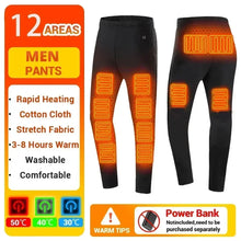 Load image into Gallery viewer, Safety: Thermal Heated Underwear. Winter Warm. MAle and Female sizes. Multi-reas Heating. Electric Heated Equipment