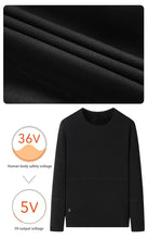 Load image into Gallery viewer, Safety: Thermal Heated Underwear. Winter Warm. MAle and Female sizes. Multi-reas Heating. Electric Heated Equipment