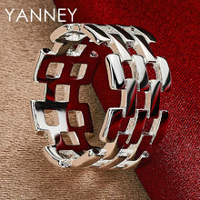 Load image into Gallery viewer, Wristwear / Wrings: Braided Rings. 925 Sterling Silver. Small sizes only 7/8/9/10#. Exquisite.