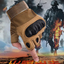 Load image into Gallery viewer, Gloves: Half Fingered. Tactical Styling. Knuckle Protection, Various Colors