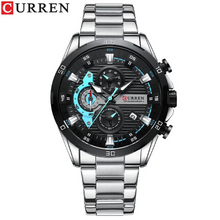 將圖片載入圖庫檢視器 Watches: Stainless Steel. Creative Fashion Luminous Dial with Chronograph. Various Styles