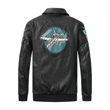 Load image into Gallery viewer, Coats / Jackets: Locomotive Coats. Faux Leather. Windproof.