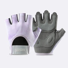 Cargar imagen en el visor de la galería, Guantes: Guantes de conducir y para hacer ejercicio, unisex, de medio dedo, transpirables.