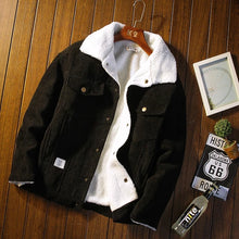 Load image into Gallery viewer, Coats / Jackets: Warm Corduroy Coat. Thick Fleece Lining. Various Colors.