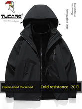 Load image into Gallery viewer, Coats / Jackets: by Tucano. 3-in-1 Jacket. Men and Women Sizes. Autumn and Winter Fleece-lined. Thick Jacket