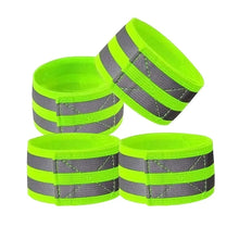 Load image into Gallery viewer, Safety Wear: Reflective Bands. Elastic Arm, Wrist, or Ankle Straps.