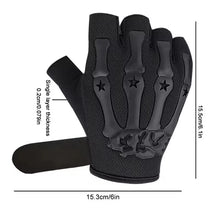 Cargar imagen en el visor de la galería, Guantes: Antideslizantes. Sin dedos. Muñequera con velcro.