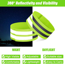 Load image into Gallery viewer, Safety Wear: Reflective Bands. Elastic Arm, Wrist, or Ankle Straps.