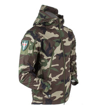 Load image into Gallery viewer, Coats / Jackets: by CHRLCK. Winter Autumn Waterproof Jacket. Windproof. SoftShell. Hooded. Solid or Camo Colors