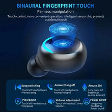 Load image into Gallery viewer, Gadgets / Comm: Wireless Bluetooth Headphones. Waterproof. Digital Display Large Capacity Charging Case.