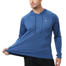 Load image into Gallery viewer, Shirts: Long Sleeve Hoodie Shirts. Rash Guard. Quick Dry. Lightweight.