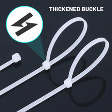 Load image into Gallery viewer, Gadget: Zip Ties Bundle. 1000/100Pcs Nylon Cable Ties. Self-locking. Adjustable. VArious Bundles.