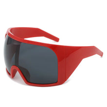 Cargar imagen en el visor de la galería, Oversized Sunglasses Men Wrap Anti Wind Personal Large Shades Futuristic Fashion Future Shield Uv400 Cycling Motorcycle