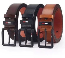 Cargar imagen en el visor de la galería, Pants / Belts: Leather Belts. Alloy Pin Style Buckle Belt. Black, Coffee, or Brown.
