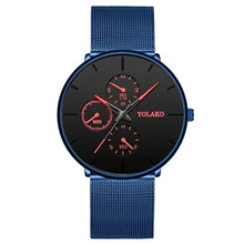 Load image into Gallery viewer, Watches: 2025 Mens Luxury Watches. Business Casua.l Ultra Thin Stainless Steel. Quartz.
