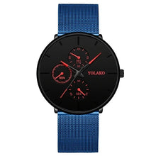 Load image into Gallery viewer, Watches: 2025 Mens Luxury Watches. Business Casua.l Ultra Thin Stainless Steel. Quartz.

