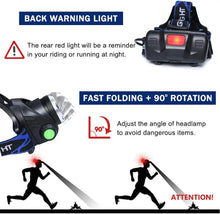 Load image into Gallery viewer, Gadgets / Safety: Powerful LED Headlamp 18650 DC Rechargeable Headlight Zoomable Head Lamp Waterproof Head Light High Lumens Head Flashlight
