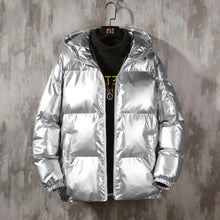 Load image into Gallery viewer, Coats / Jackets: Womens Hooded Parka.  Thick, Loose, Casual.  Warm Winter Coat. Reflective
