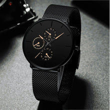Load image into Gallery viewer, Watches: 2025 Mens Luxury Watches. Business Casua.l Ultra Thin Stainless Steel. Quartz.
