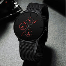 Load image into Gallery viewer, Watches: 2025 Mens Luxury Watches. Business Casua.l Ultra Thin Stainless Steel. Quartz.
