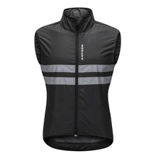 Load image into Gallery viewer, Safety Wear: WOSAWE Reflective safety Vest. Windproof. Breathable. Sleeveless Windbreaker
