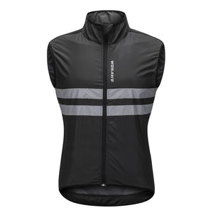 Safety Wear: WOSAWE Reflective safety Vest. Windproof. Breathable. Sleeveless Windbreaker