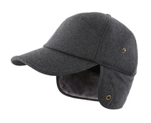 Load image into Gallery viewer, Head Gear: by Connectyle.Winter Hats with Brim  Earflap. Fitted Visor. Warm Faux Fur.
