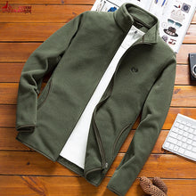 Load image into Gallery viewer, Coats / Jackets: Streetwear Styling. Fleece Miltary / Varsity Softshell. Light Weight Warmth.
