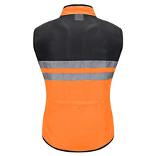 Load image into Gallery viewer, Safety Wear: WOSAWE Reflective safety Vest. Windproof. Breathable. Sleeveless Windbreaker
